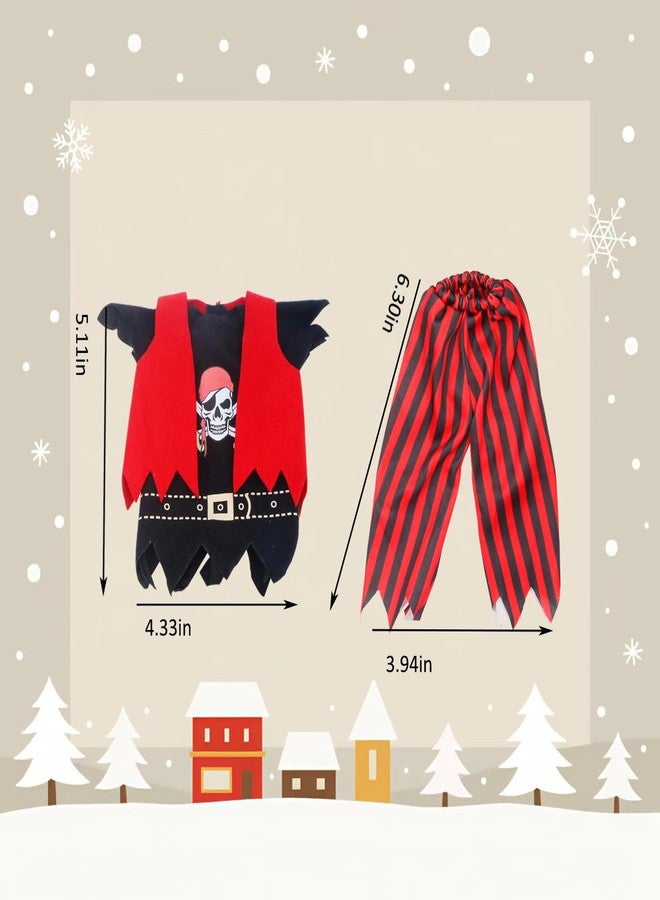 i-Beeboo Elf Clothes Pirate Kit for Christmas, 8Pcs Accessories Holiday Decotation - Image 2